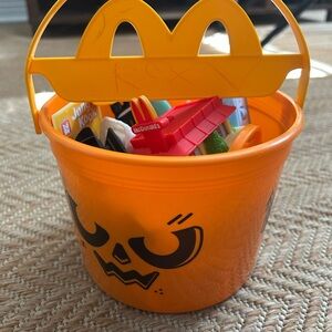 McDonald’s Halloween Bucket w/Random Happy Meal Toys